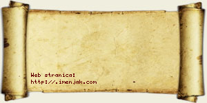 Andrea Vulović vizit kartica